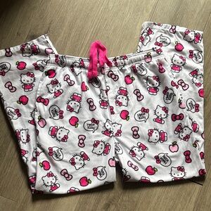 Hello Kitty Kids Pajama Bottoms - Pink and Gray